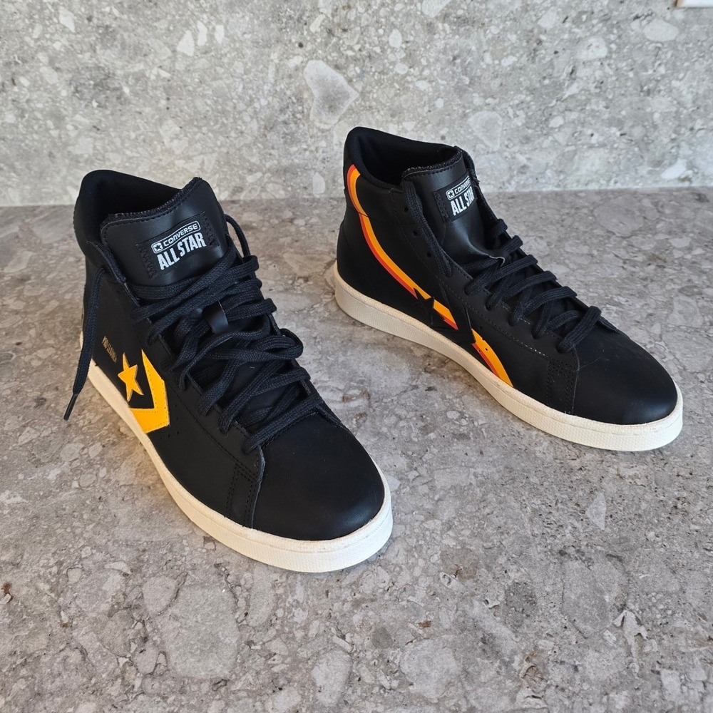 Converse Pro Leather Mid Roswell Rayguns Black Yellow Orange 271168C Mens 7